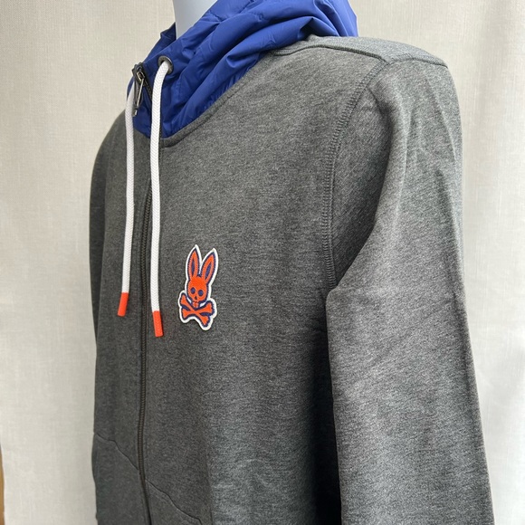 New Men’s “Psycho Bunny” Bayles Chain Stitch Hoodie - Picture 2 of 7